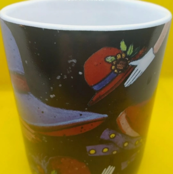Lang & Wise Susan Winget Red Hats Mug 2004 Purple - Picture 5 of 11